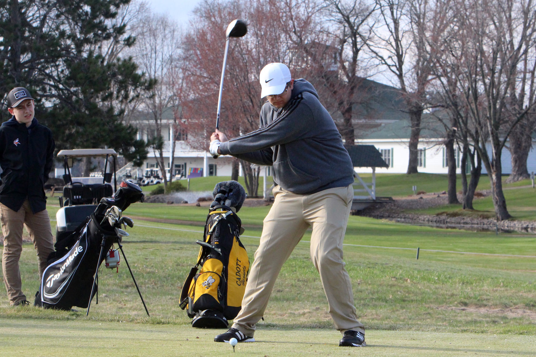 Cloverbelt-Dairyland boys golf invite at Lake Wissota golf 4-29-19
